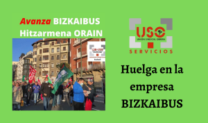 Huelga en la empresa BIZKAIBUS
