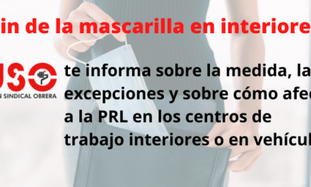 Dejan de ser obligatorias las mascarillas en interiores