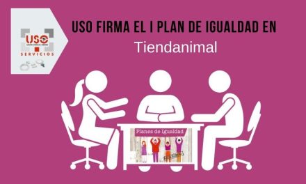 Uso firma el I plan de Igualdad en la empresa Tiendanimal