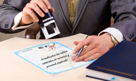 Actualizadas las tablas salariales de notarios y personal empleado