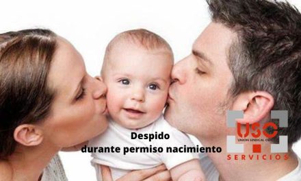 El despido que se produzca después de la comunicación de paternidad o maternidad es nulo