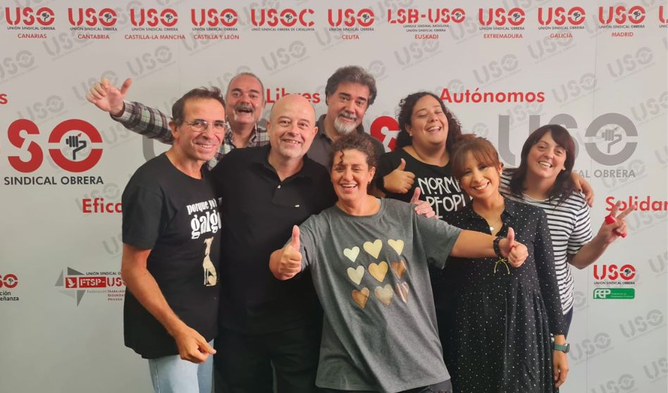 USO triunfa de manera rotunda en las elecciones de Atento Madrid