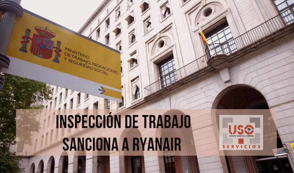 Inspección de Trabajo sanciona a Ryanair