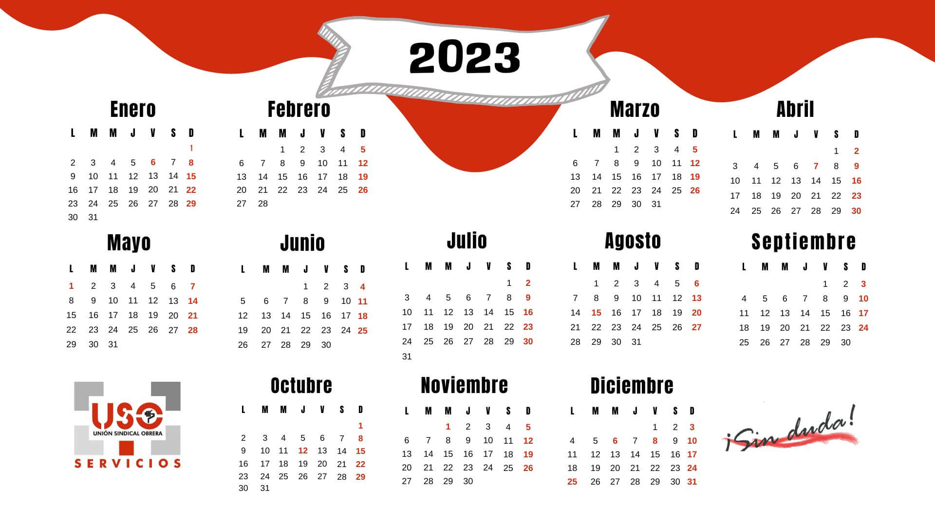 Festivos En Ceuta 2023 Calendario Laboral 2023: Festivos por territorio - fs-uso