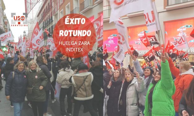 Rotundo éxito en la convocatoria de huelga de la marca Zara Inditex