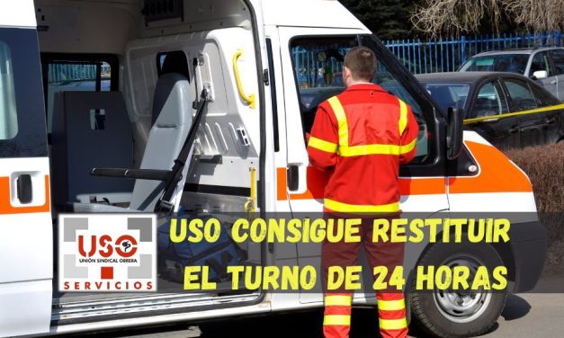 USO sigue luchando por dignificar el sector de ambulancias en España