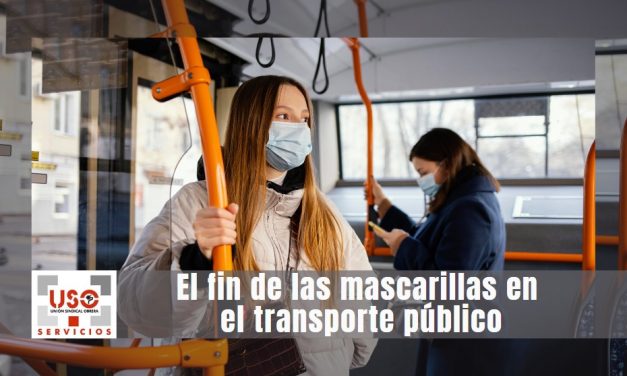 Ya no es obligatorio llevar puestas las mascarillas en el transporte público