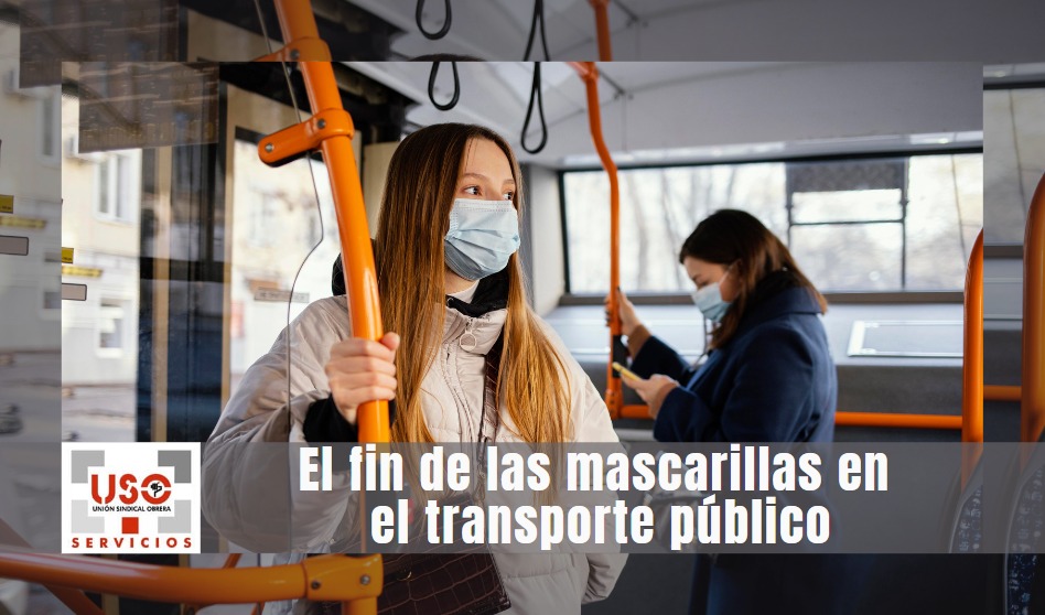 Ya no es obligatorio llevar puestas las mascarillas en el transporte público