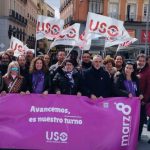 La Federación de Servicios de USO comprometida con la igualdad; estamos presentes en el acto confederal del 8 de marzo