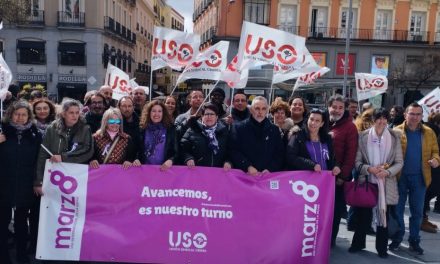 La Federación de Servicios de USO comprometida con la igualdad; estamos presentes en el acto confederal del 8 de marzo