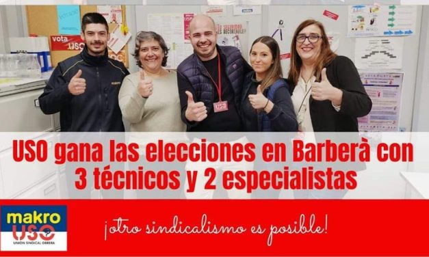 Triunfamos al por mayor en las elecciones de Makro Barberá en Barcelona