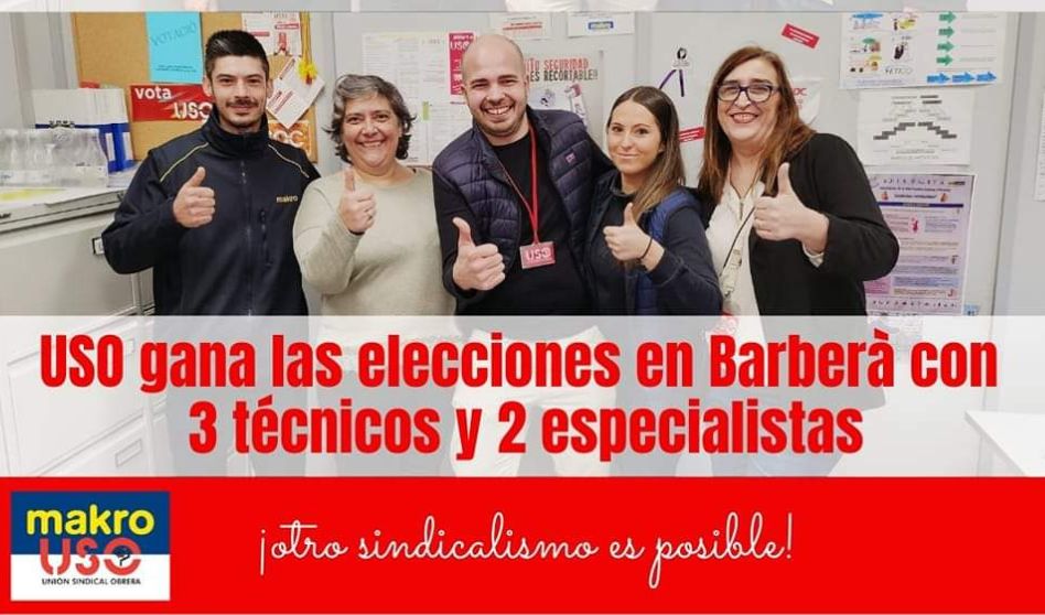 Triunfamos al por mayor en las elecciones de Makro Barberá en Barcelona