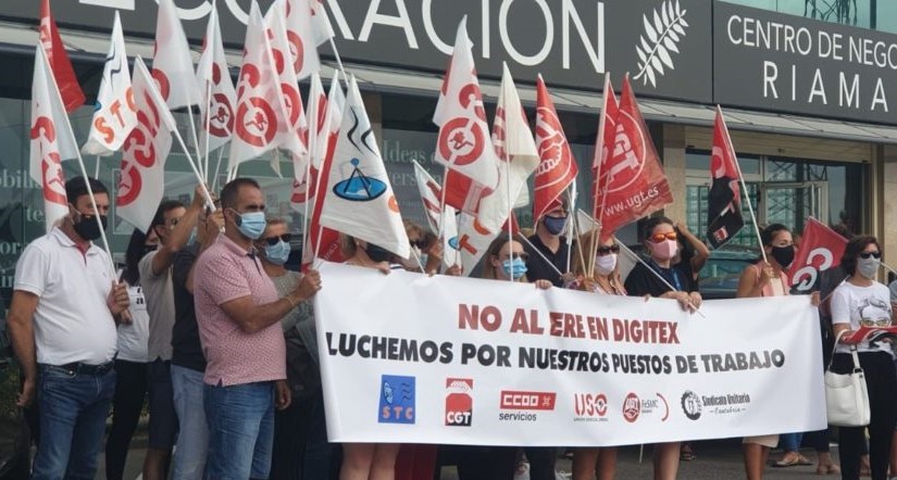 USO se opone frontalmente al cierre del centro de trabajo de Digitex en Maliaño (Cantabria)