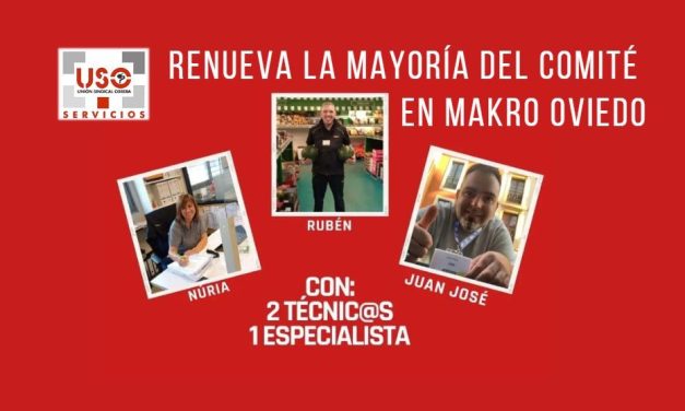 USO gana las elecciones en Makro Oviedo