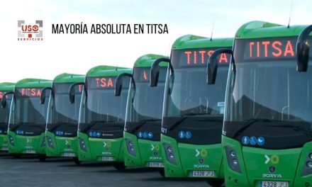 USO consigue una aplastante victoria en Titsa, (Guaguas) autobuses urbanos canarios