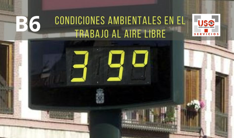 Si trabajas al aire libre y existe un aviso de riesgo por altas temperaturas hay una serie de medidas que debes conocer