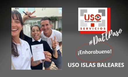 USO suma 15 personas delegadas en las últimas elecciones en las Islas Baleares