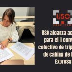 USO alcanza acuerdo para el II convenio colectivo de tripulantes de cabina de Iberia Express