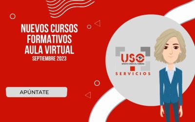 Nuevos cursos de formación en el Aula Virtual de USO