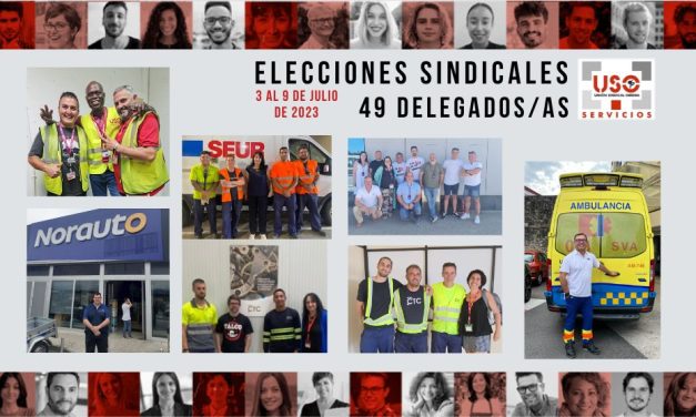 La cifra de canditatos/as de USO elegidos/as la pasada semana ascendió a 49