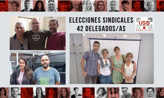 USO logra 42 personas delegadas en las distintas elecciones de la semana pasada