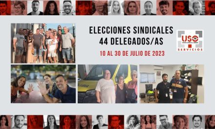 44 personas representantes de USO obtenidas en los últimos procesos electorales