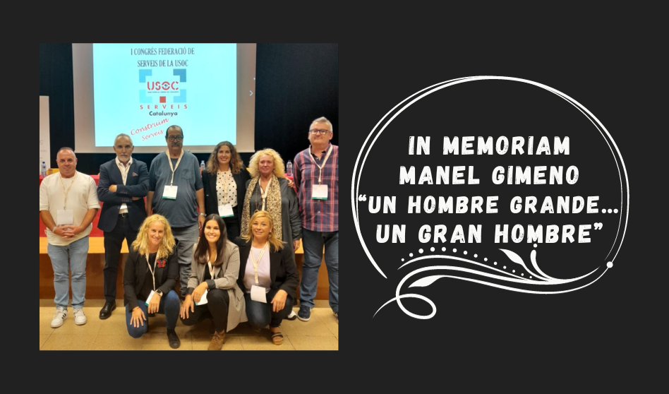 In memoriam a Manel Gimeno