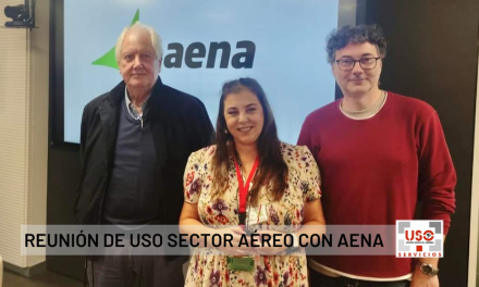 Reunión de USO Sector Aéreo con Aena