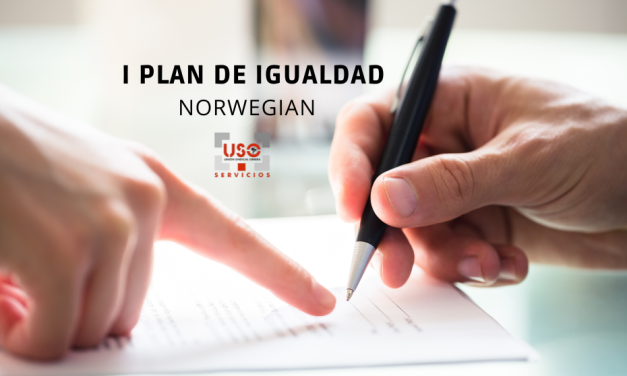 Firma del I Plan de Igualdad de Norwegian