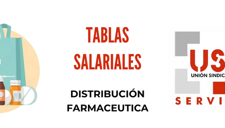 Tablas salariales Convenio Distribución Farmacéutica