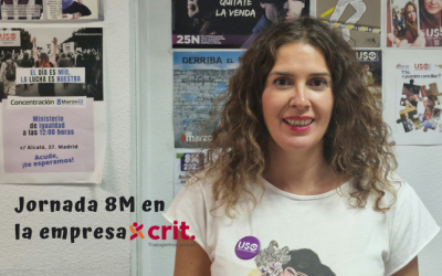Ana Palacios participa en la jornada 8M en la empresa CRIT