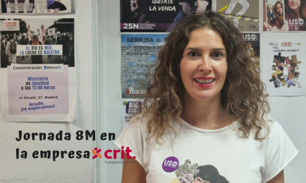 Ana Palacios participa en la jornada 8M en la empresa CRIT