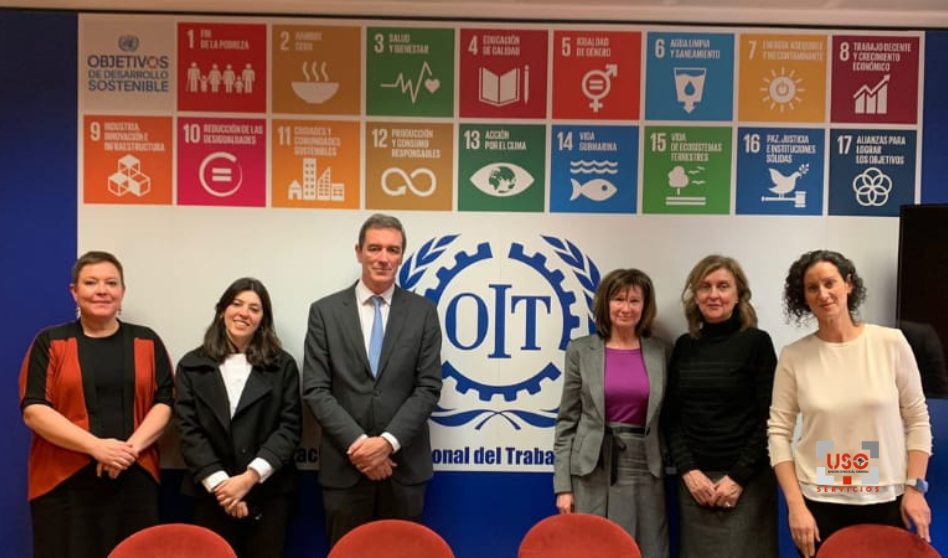 USO se reúne con la OIT para tratar la discriminación de los TCPS en los coeficientes reductores