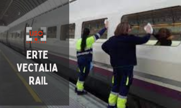 USO no firma acuerdo de ERTE en Vectalia Rail