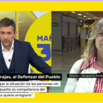 Fernanda Correia en directo desde el aeropuerto