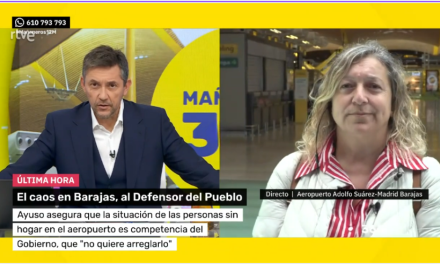 Fernanda Correia en directo desde el aeropuerto