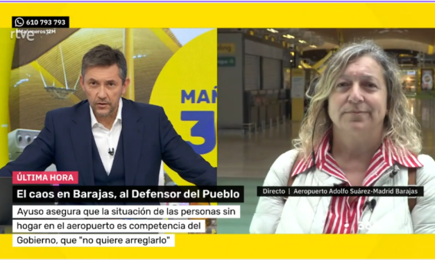 Fernanda Correia en directo desde el aeropuerto