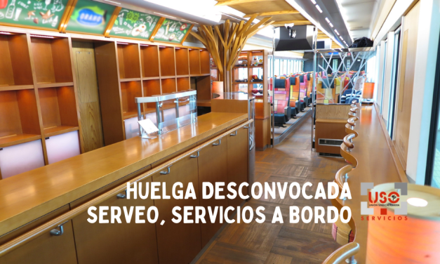 Desconvocada la huelga en Serveo, Servicios a bordo