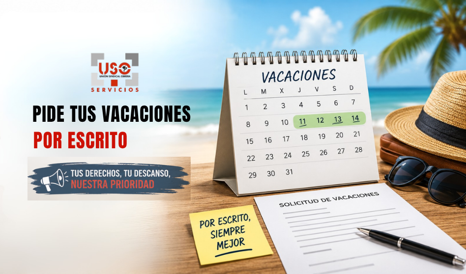 ¿Aún no has pedido tus vacaciones?