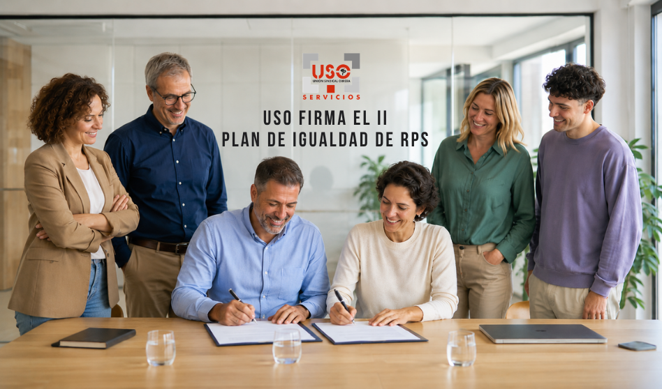 USO firma el II Plan de Igualdad de RPS