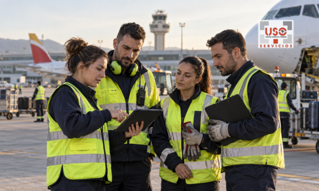 USO reabre la recogida de firmas por el Handling aeroportuario