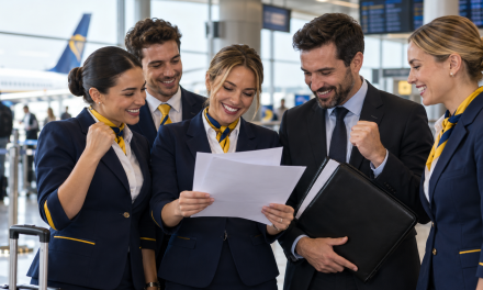 El Supremo reconoce dos pagas extra para los TCP de Ryanair tras la demanda de USO